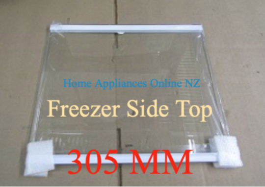 Samsung Freezer side Upper Glass shelf srs636scls, ***14799A,